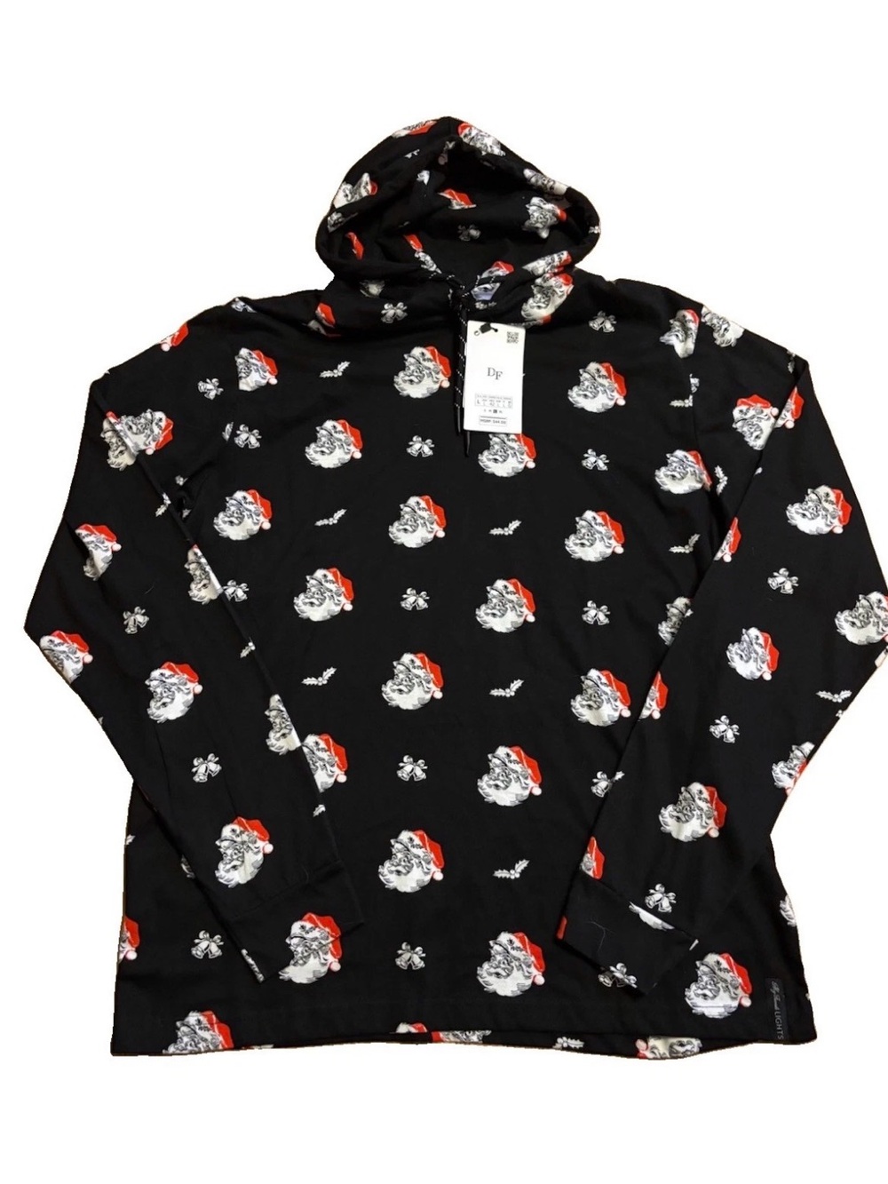 Denim & Flower Men’s Allover Santa Holiday Print - Large